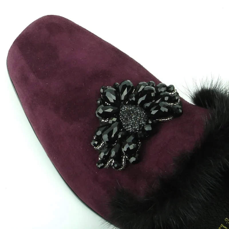 FI-7306 Burgundy Suede Fiesso by Aurelio Garcia (SIZE 8, 12 ONLY) (FINAL SALE)