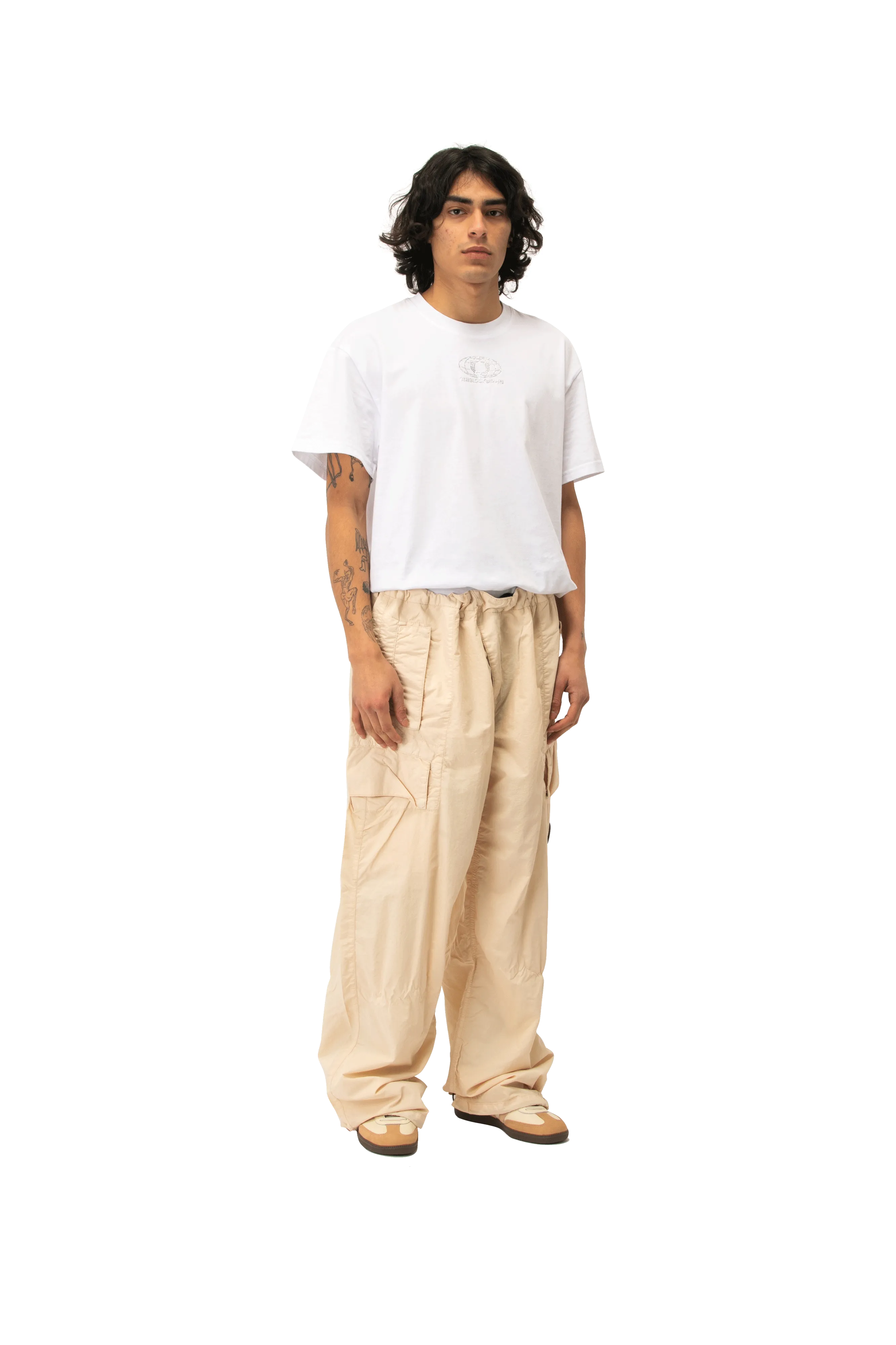 Flatt Nylon Oversized Cargo Pants