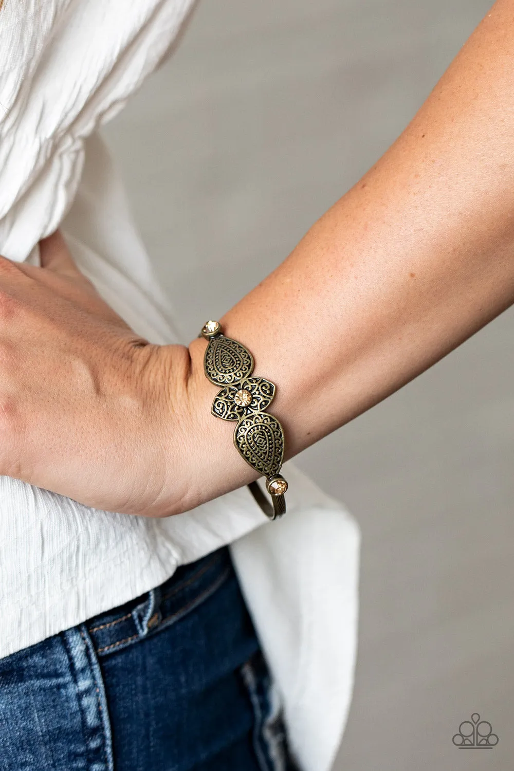 Flourishing Fashion - Brass Bracelet