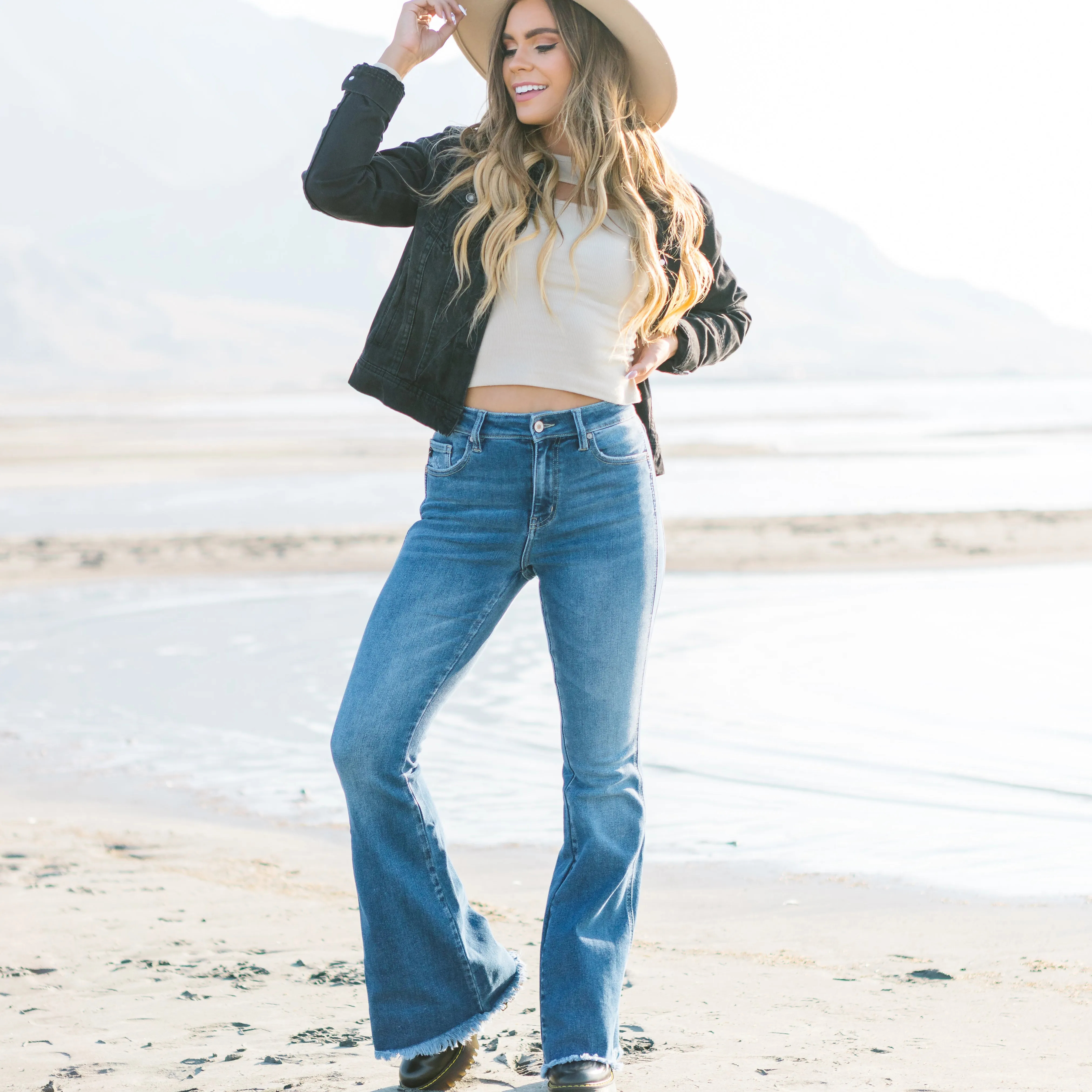 From the Get-Go Curvy Fit Flares by Kancan