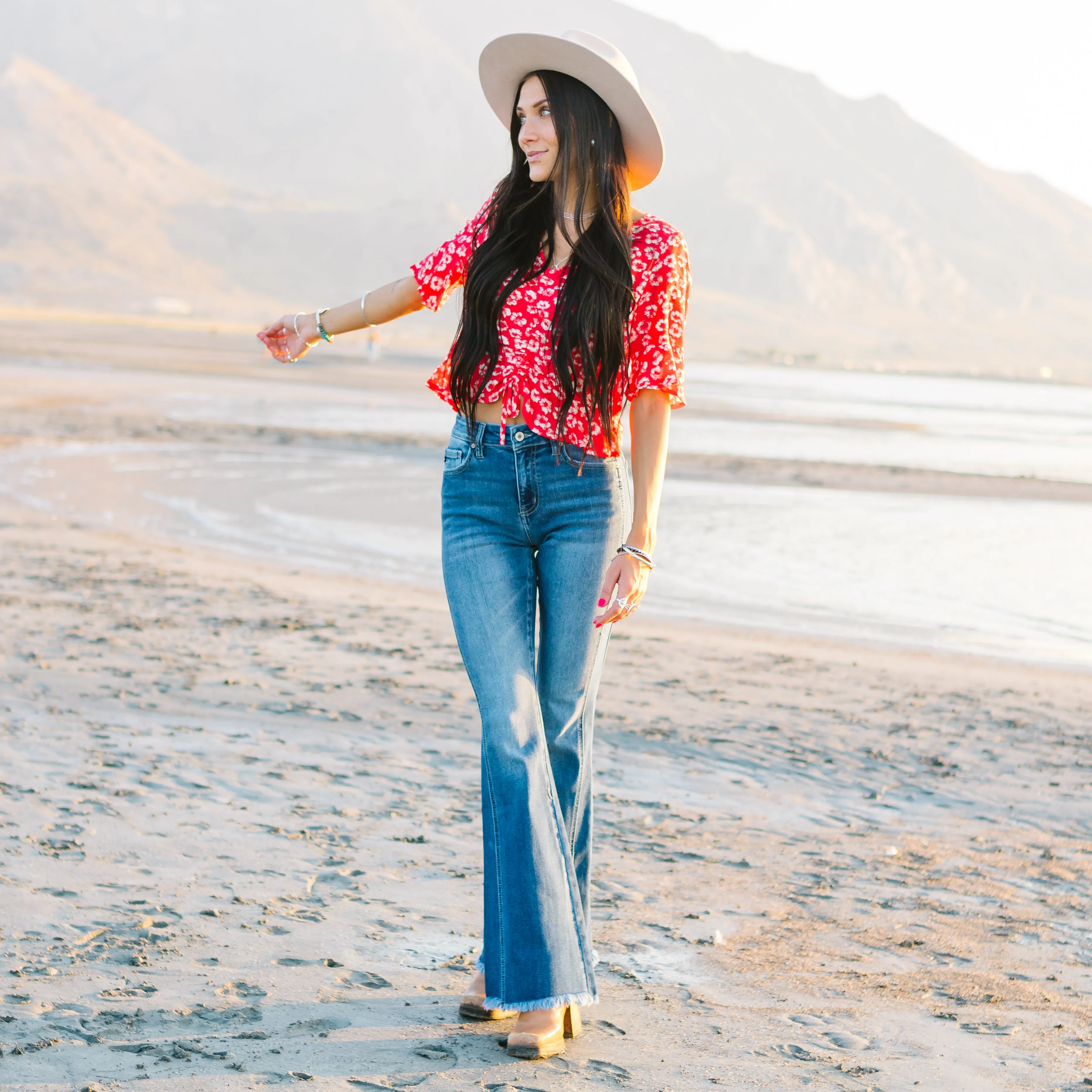 From the Get-Go Curvy Fit Flares by Kancan