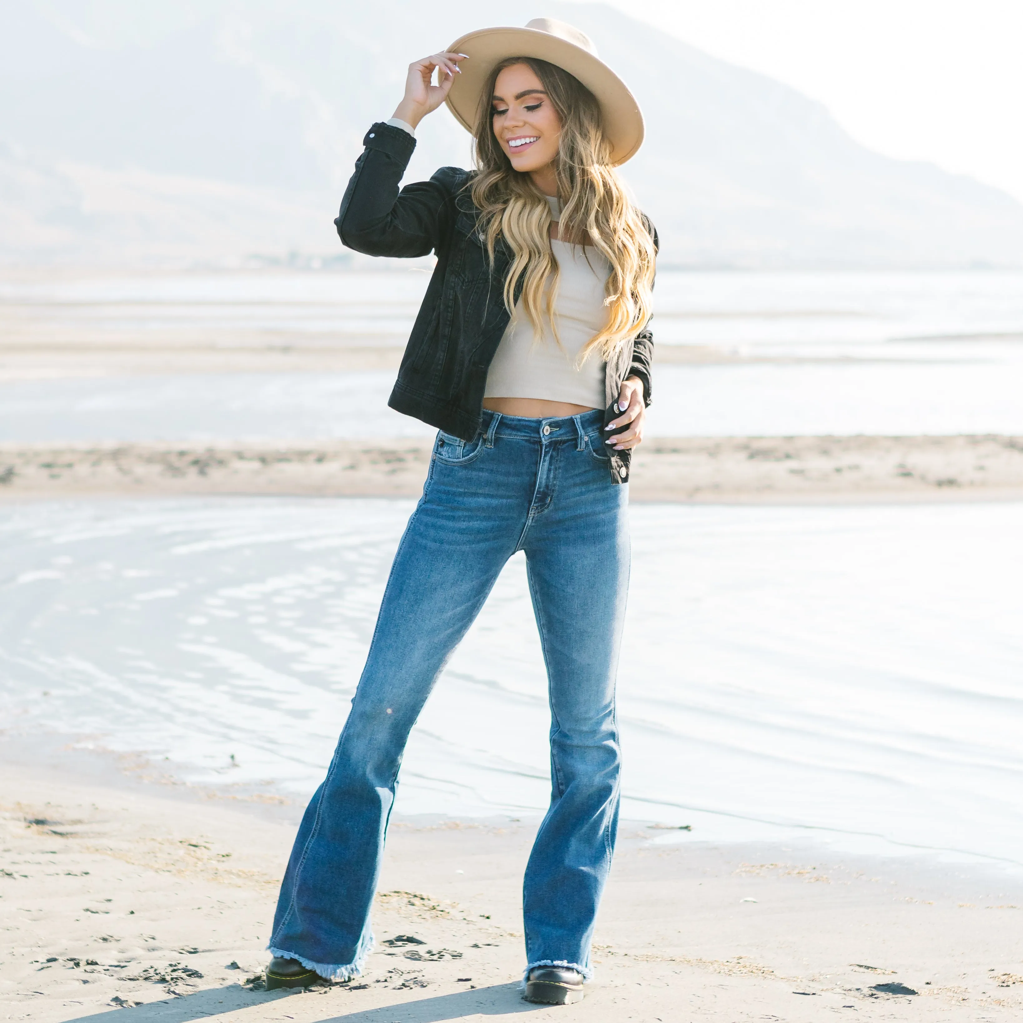 From the Get-Go Curvy Fit Flares by Kancan