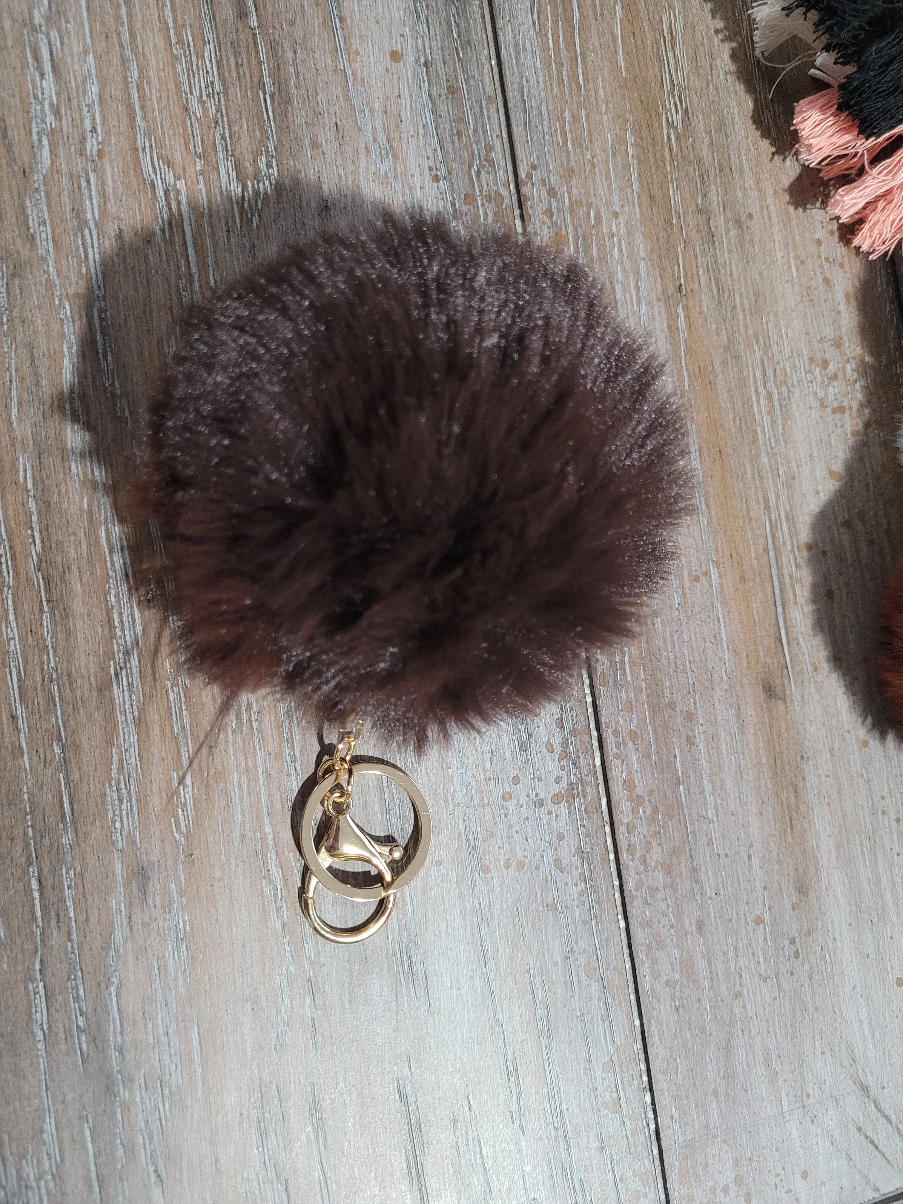 Fuzzy Keychain