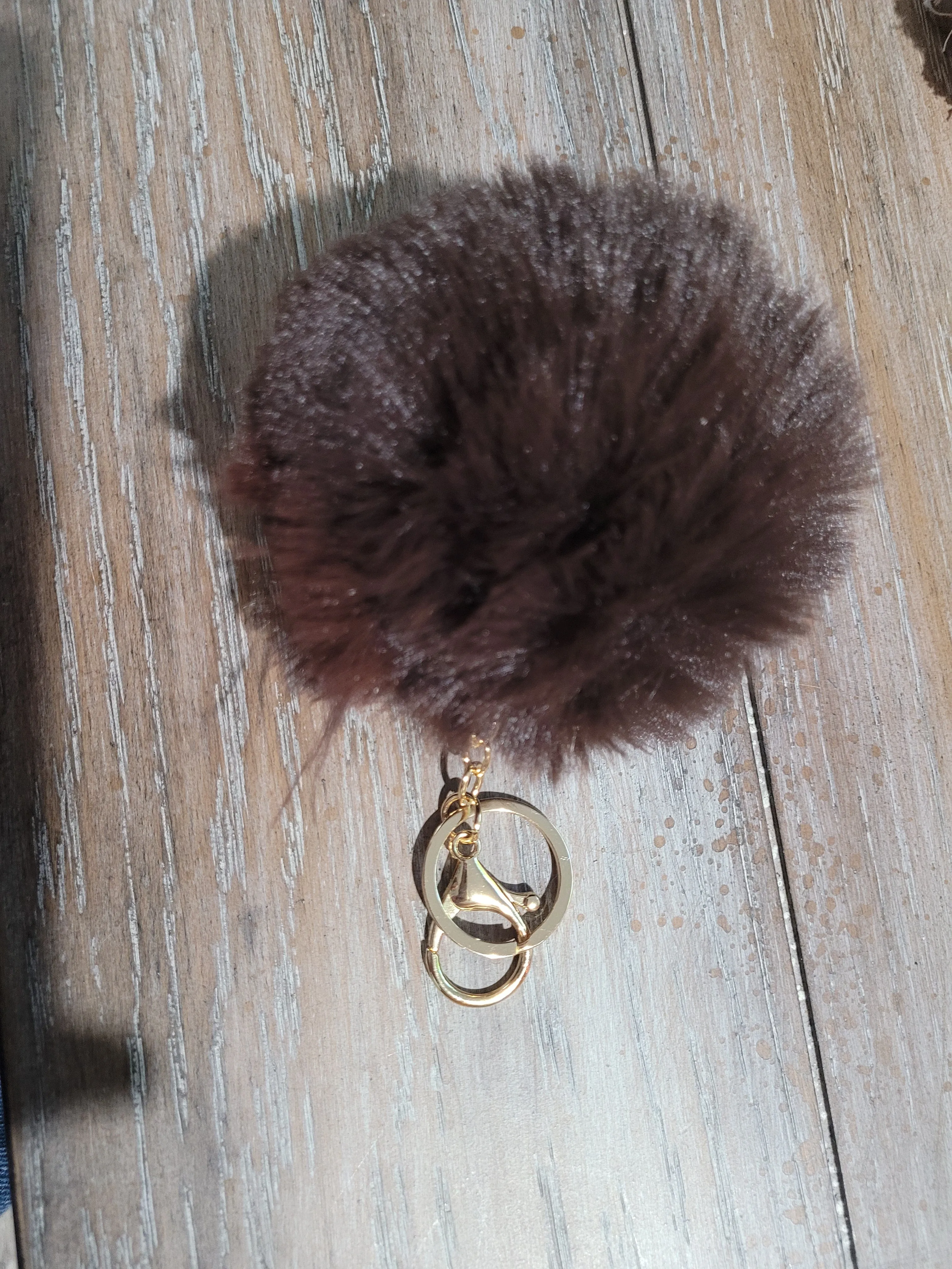 Fuzzy Keychain