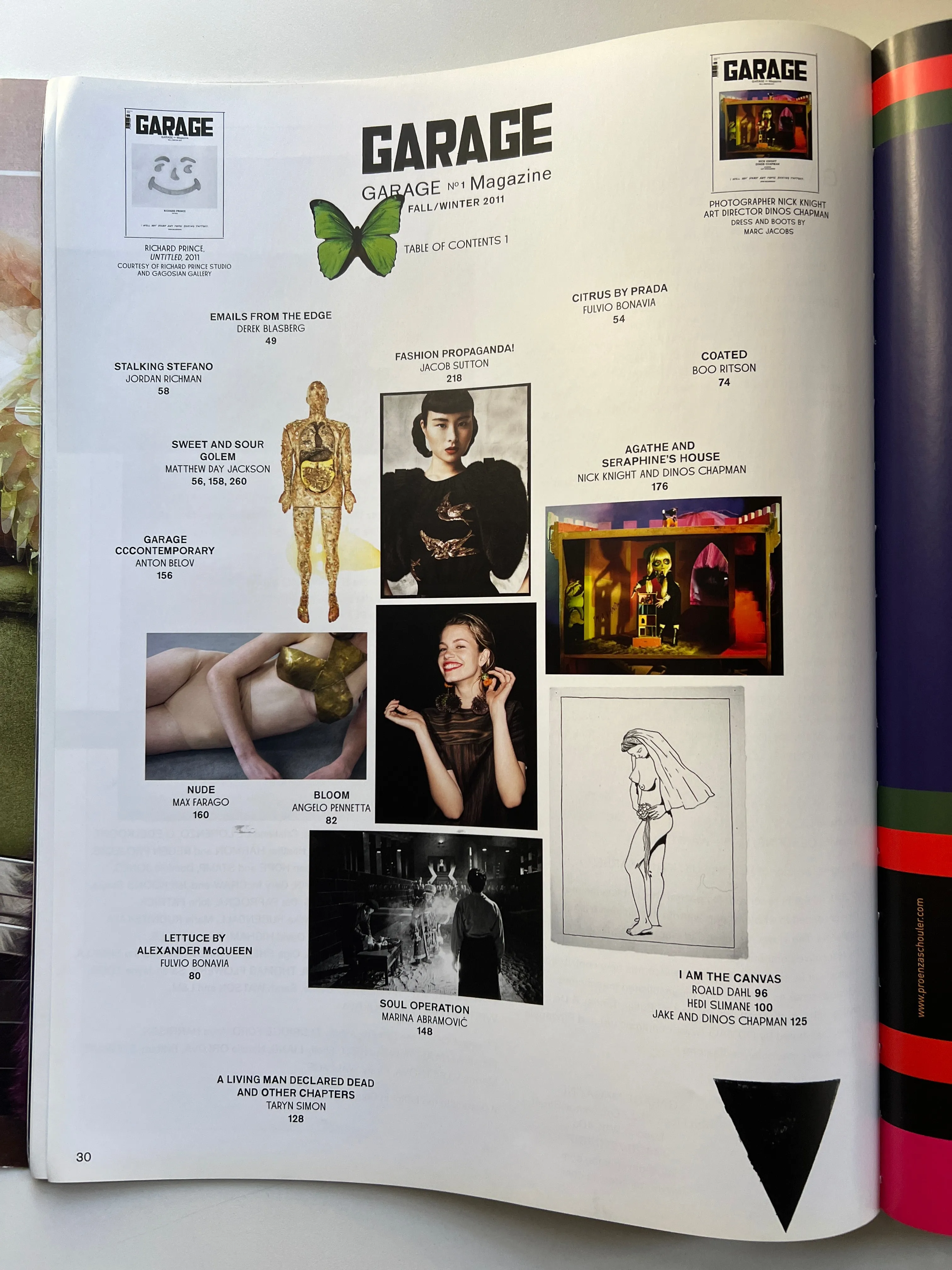 Garage magazine Issue 1 Fall/Winter 2011