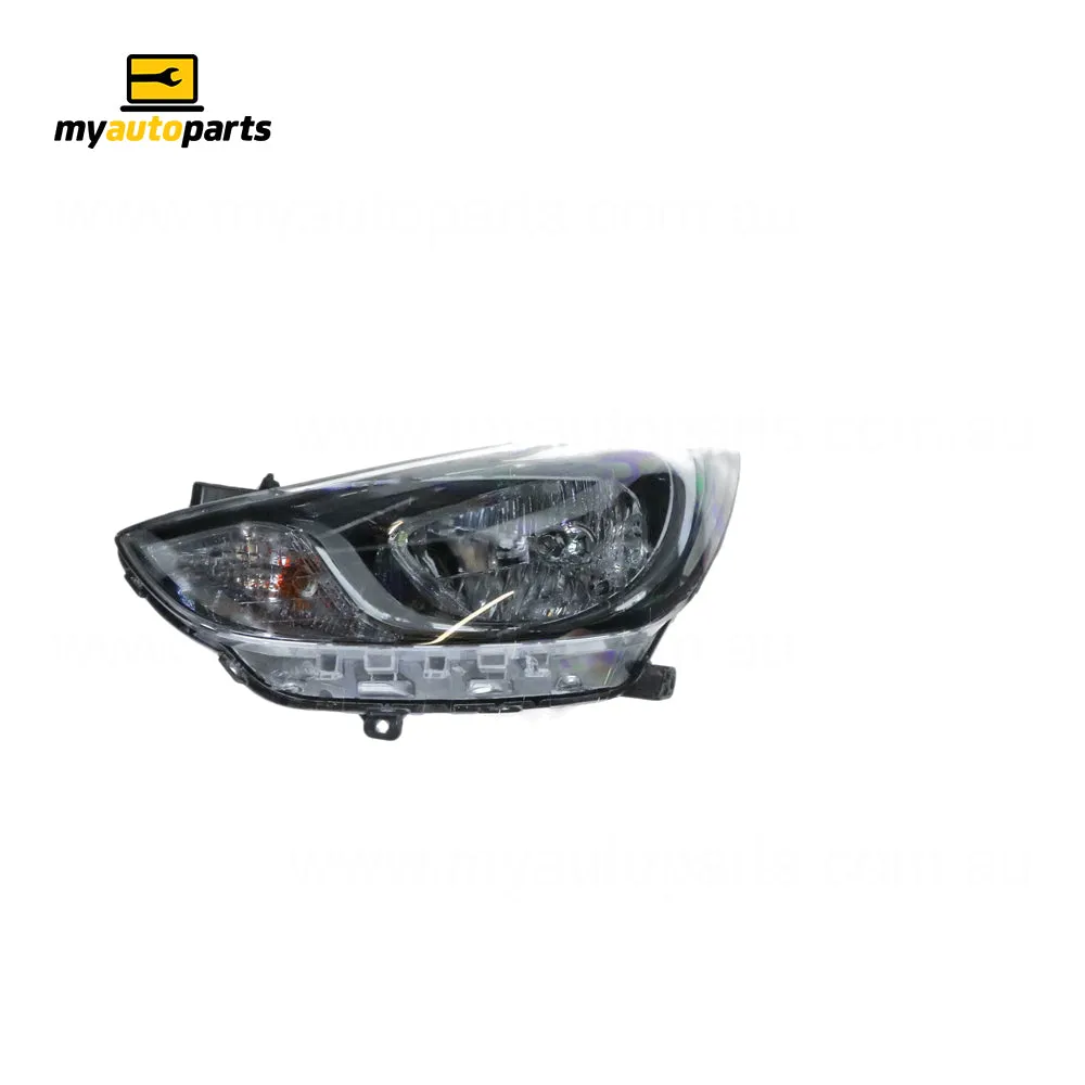 Head Lamp Passenger Side Genuine Suits Hyundai Accent RB 2011 to 2013