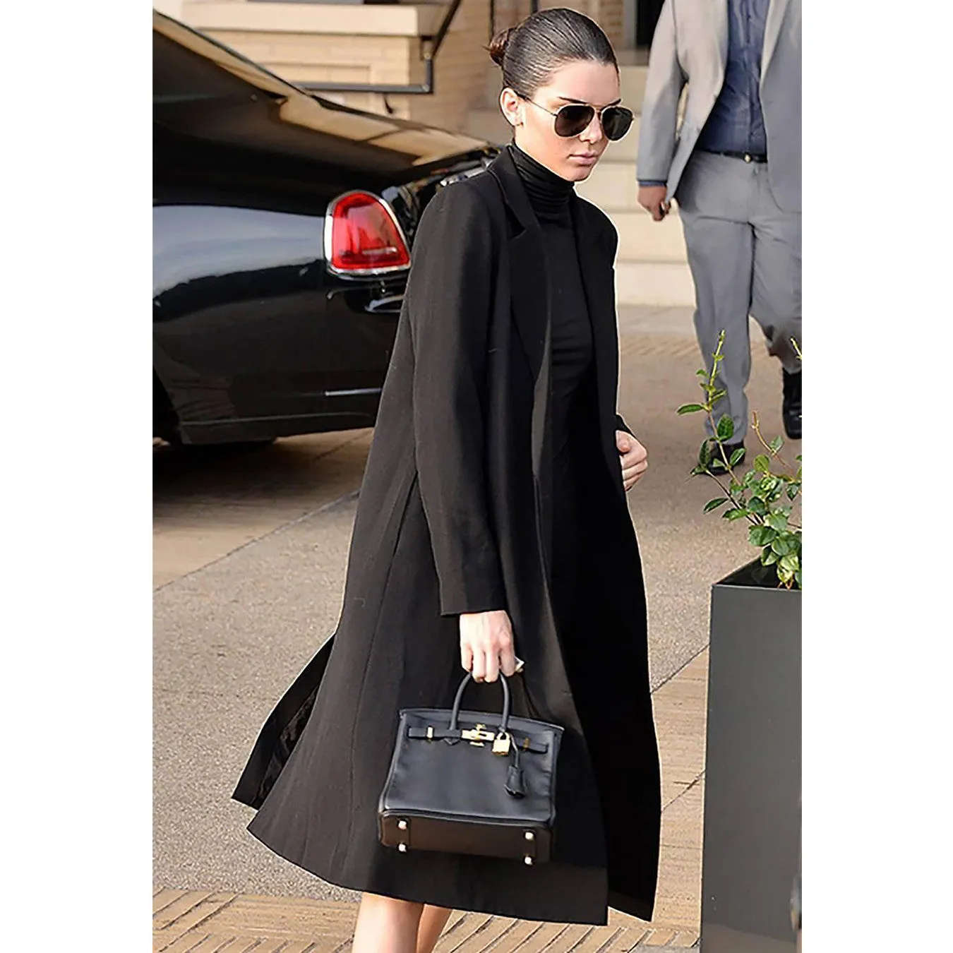 Hermes Black Baby Birkin 25cm Togo Gold GHW Satchel Jewel