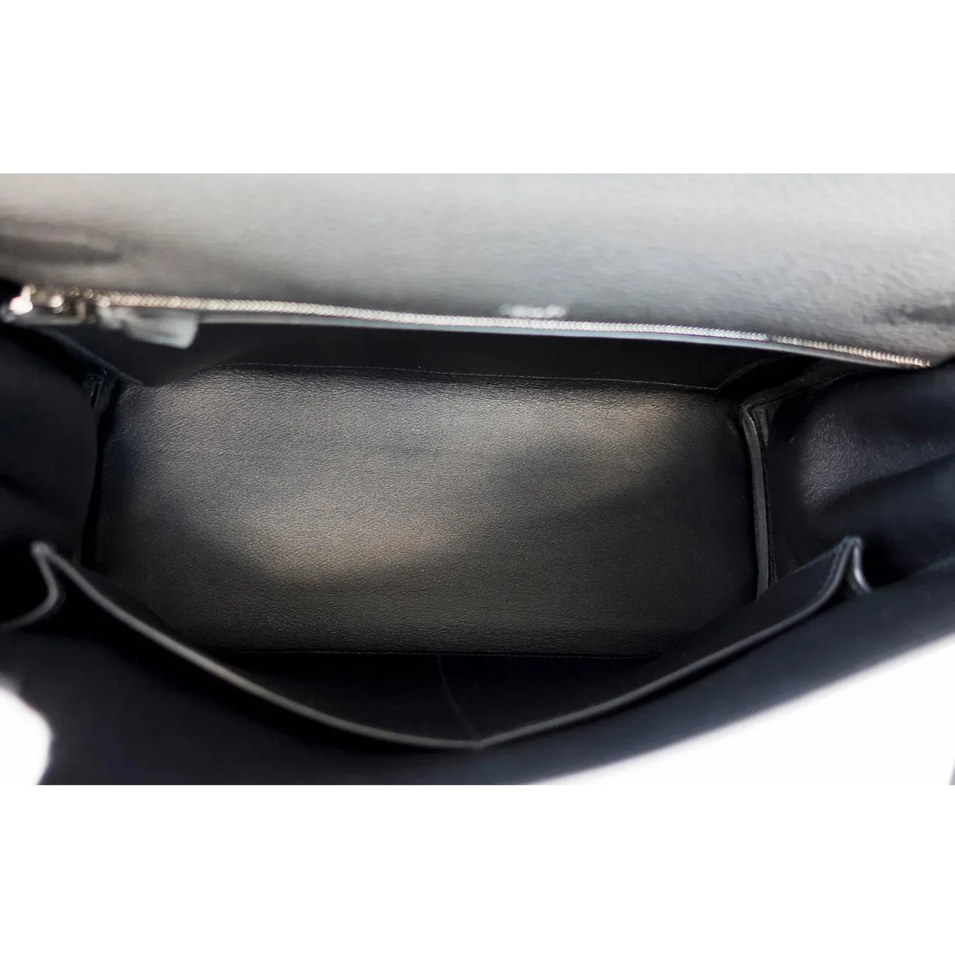 Hermes Black Ghillies Limited Edition 32cm Kelly Togo Swift Shoulder Bag Rare
