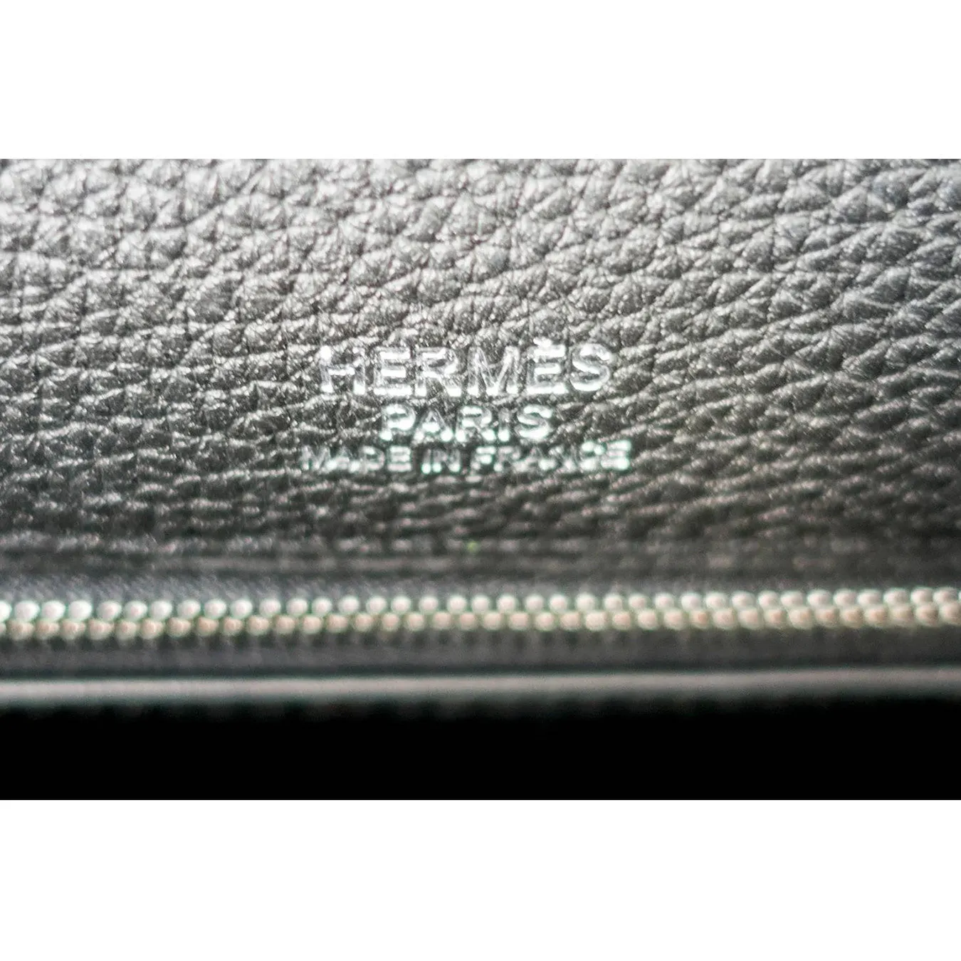 Hermes Black Ghillies Limited Edition 32cm Kelly Togo Swift Shoulder Bag Rare