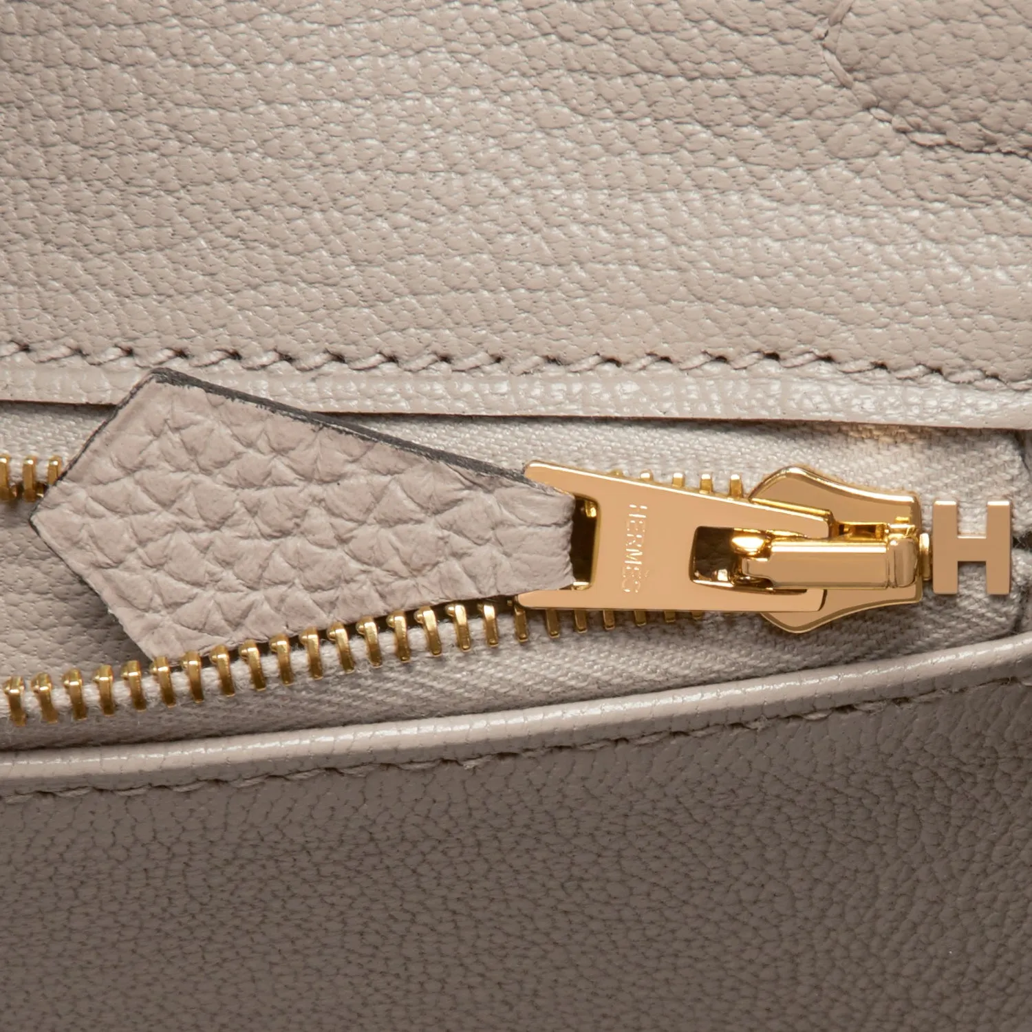 Hermes Gris Tourterelle Birkin 25cm Togo Bag Rose Gold Hardware