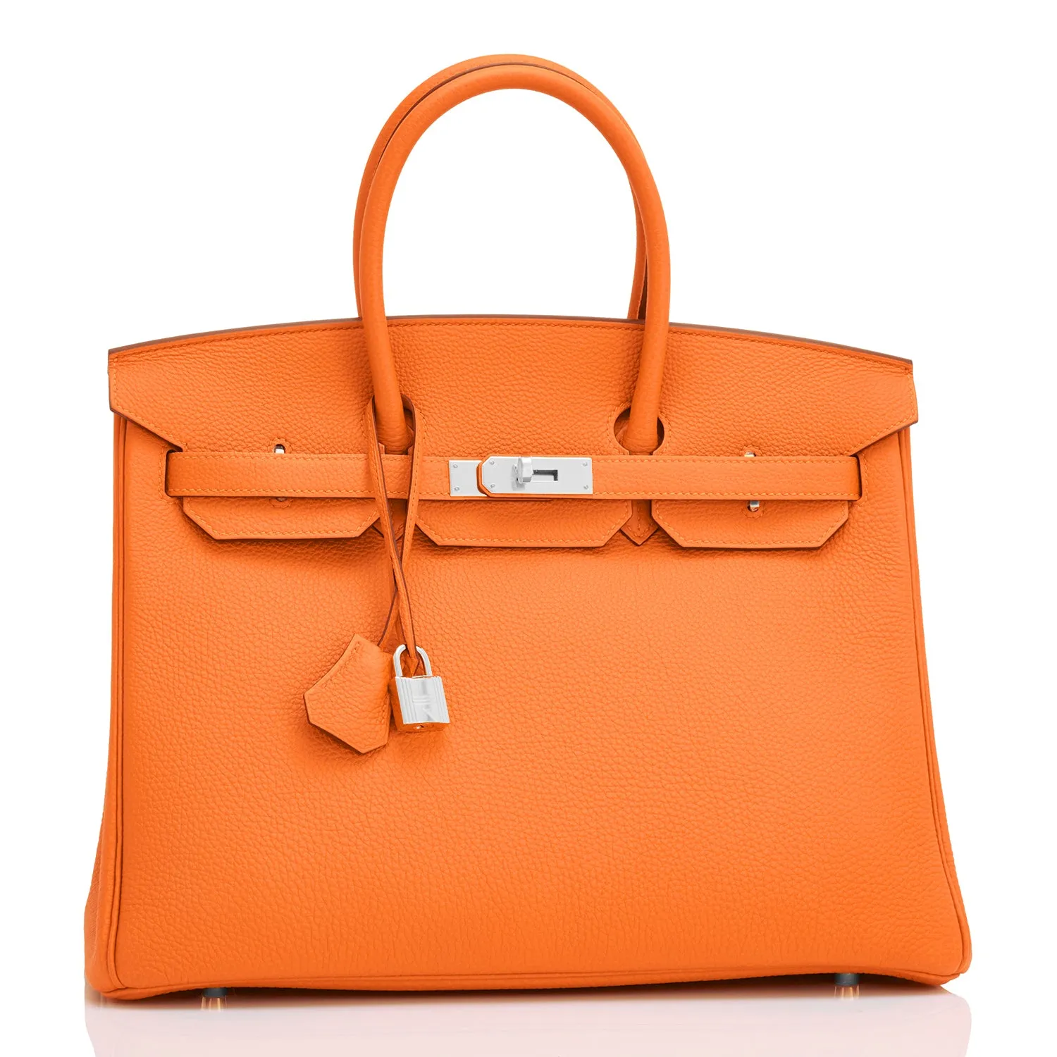 Hermes Orange Birkin 35cm Togo Palladium Hardware