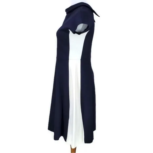 Hobbs Dresses Hobbs London Lenora Dress Sz 4 Navy/White Elegant Classy Hourglass