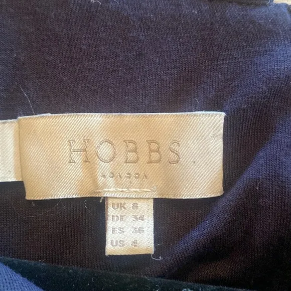 Hobbs Dresses Hobbs London Lenora Dress Sz 4 Navy/White Elegant Classy Hourglass