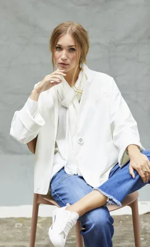 Indies White Voyageur Jacket