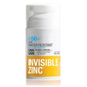 Invisible Zinc 4Hr Water Resistant Spf50  50ml