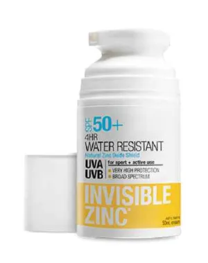 Invisible Zinc Water Resist. Sunscreen SPF50  50ml