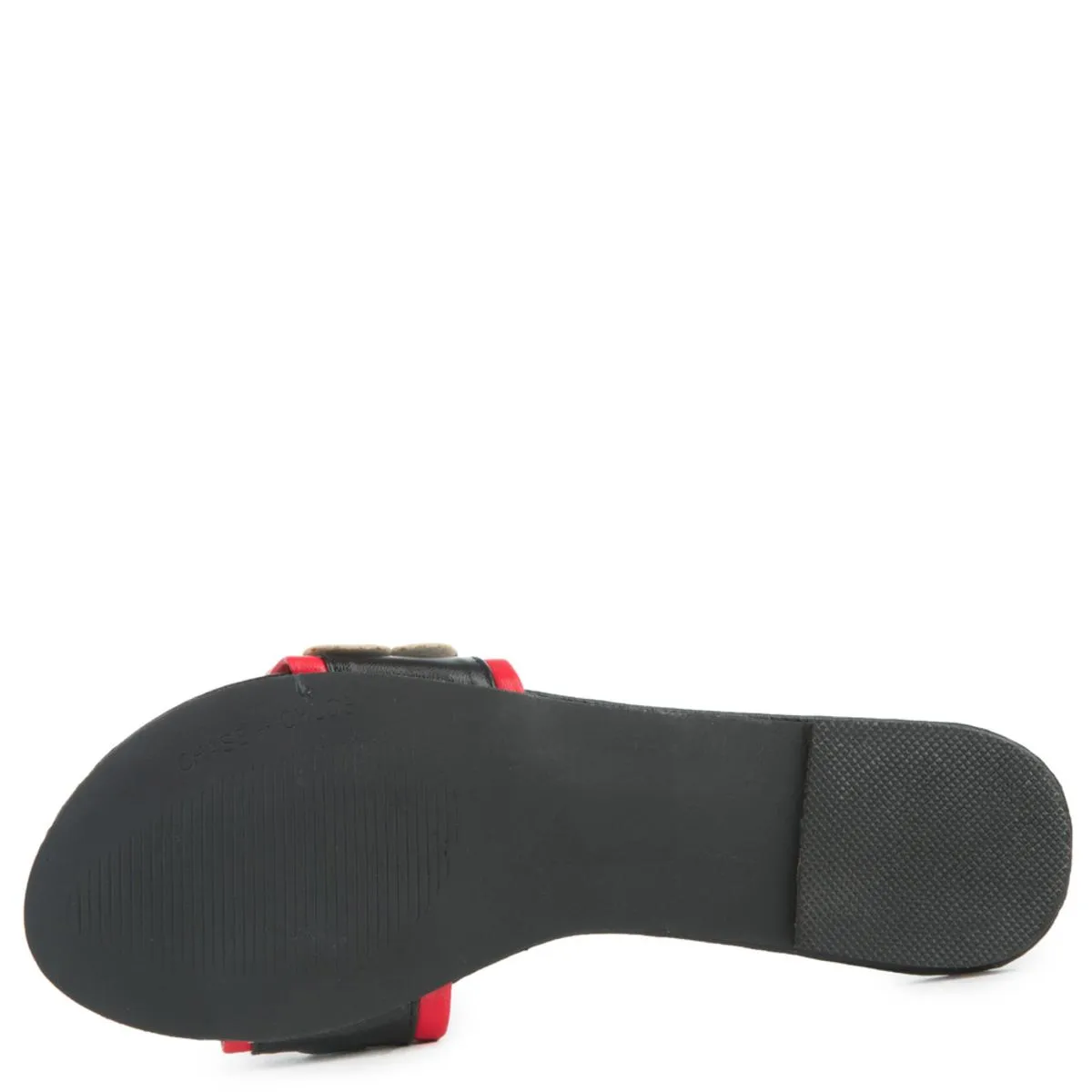 Joy-1 Black with Flowers Sandals BLACK