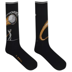 K.Bell Men's Active Fooore Golf Crew Sock