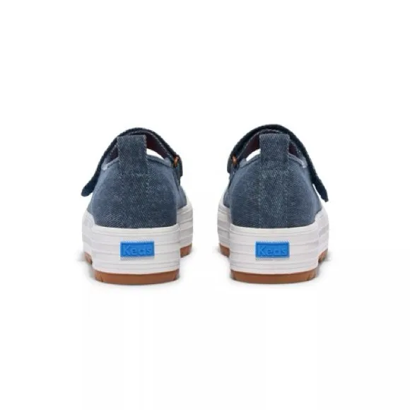 Keds Mary Jane Denim Size 8.5 NEW IN BOX
