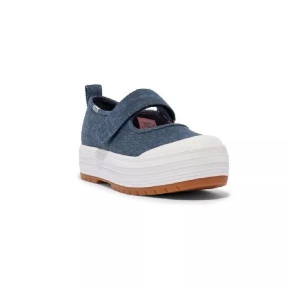 Keds Mary Jane Denim Size 8.5 NEW IN BOX