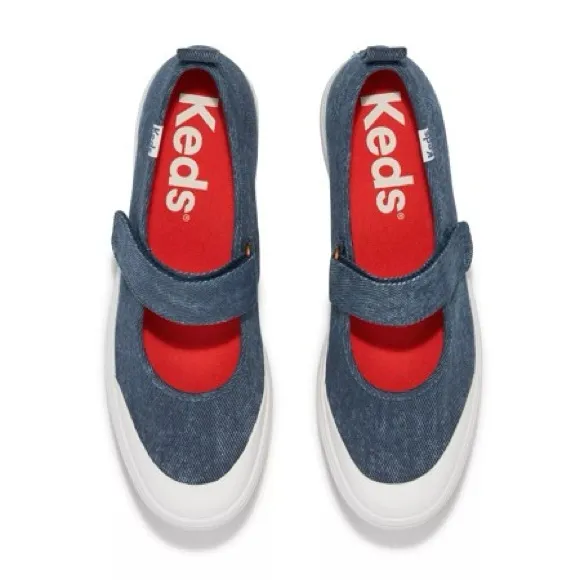Keds Mary Jane Denim Size 8.5 NEW IN BOX