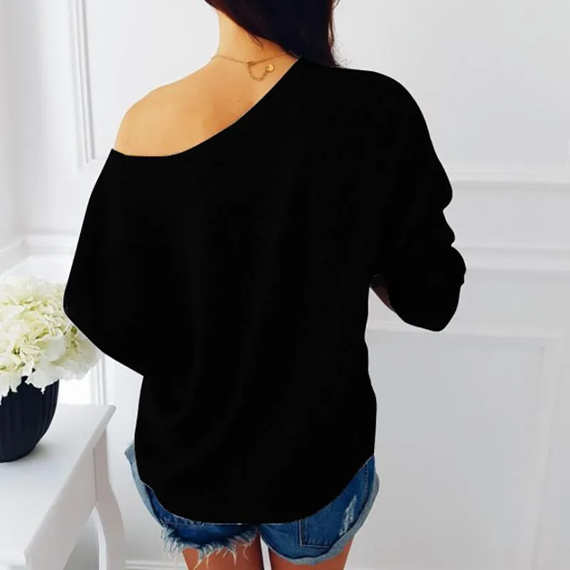 Knitted Off Shoulder Sweater