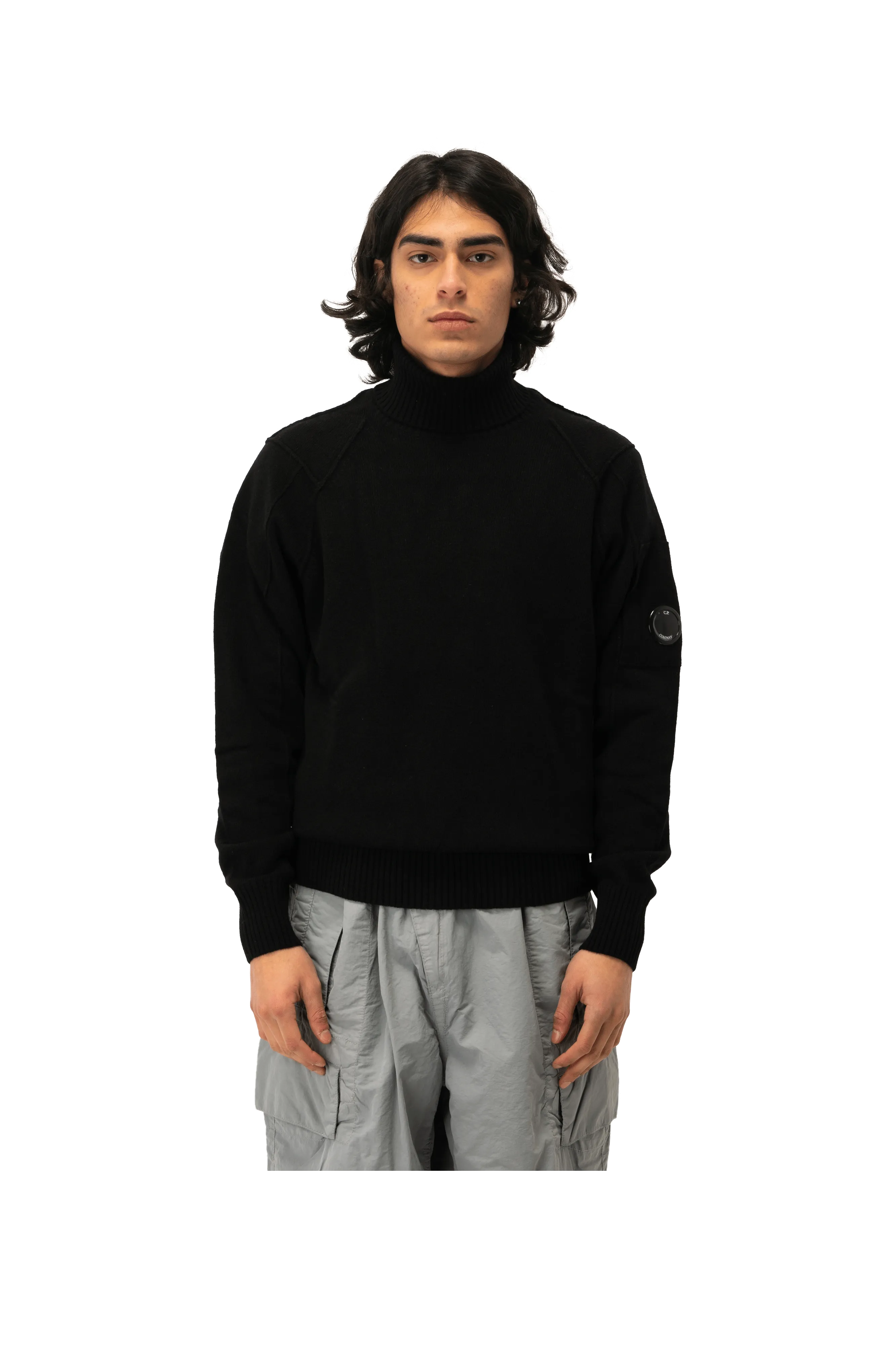 Lambswool Roll Neck Jumper