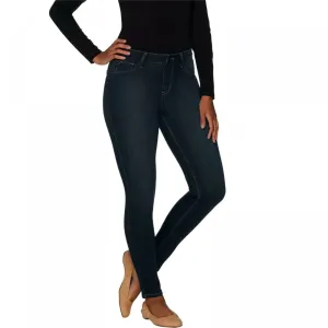 Laurie Felt Women's Silky Denim Pull On Ankle Skinny Jeans