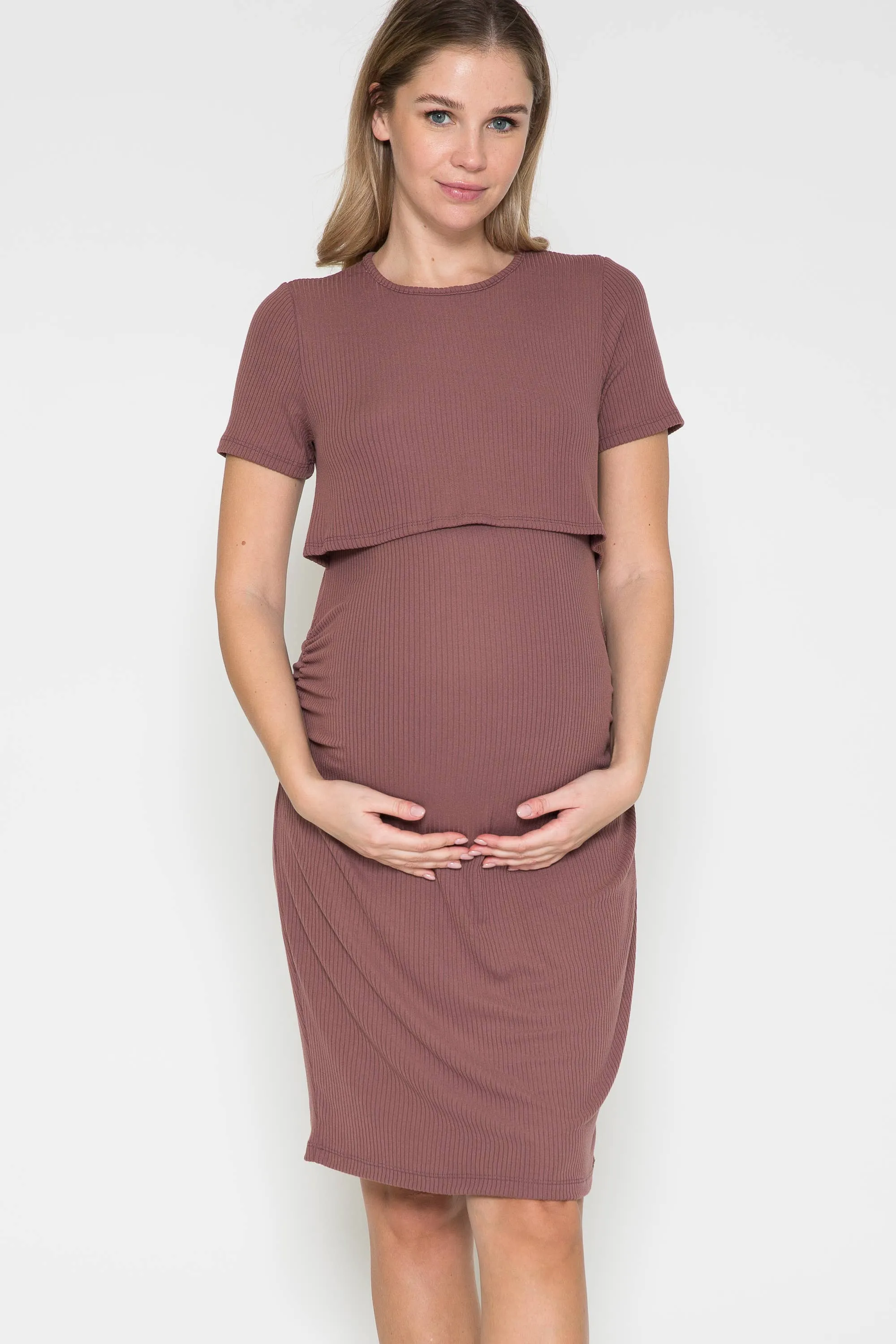 Layered Side Cinched Dress