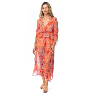 Mahila x Tolani: Imogen Peach Dress