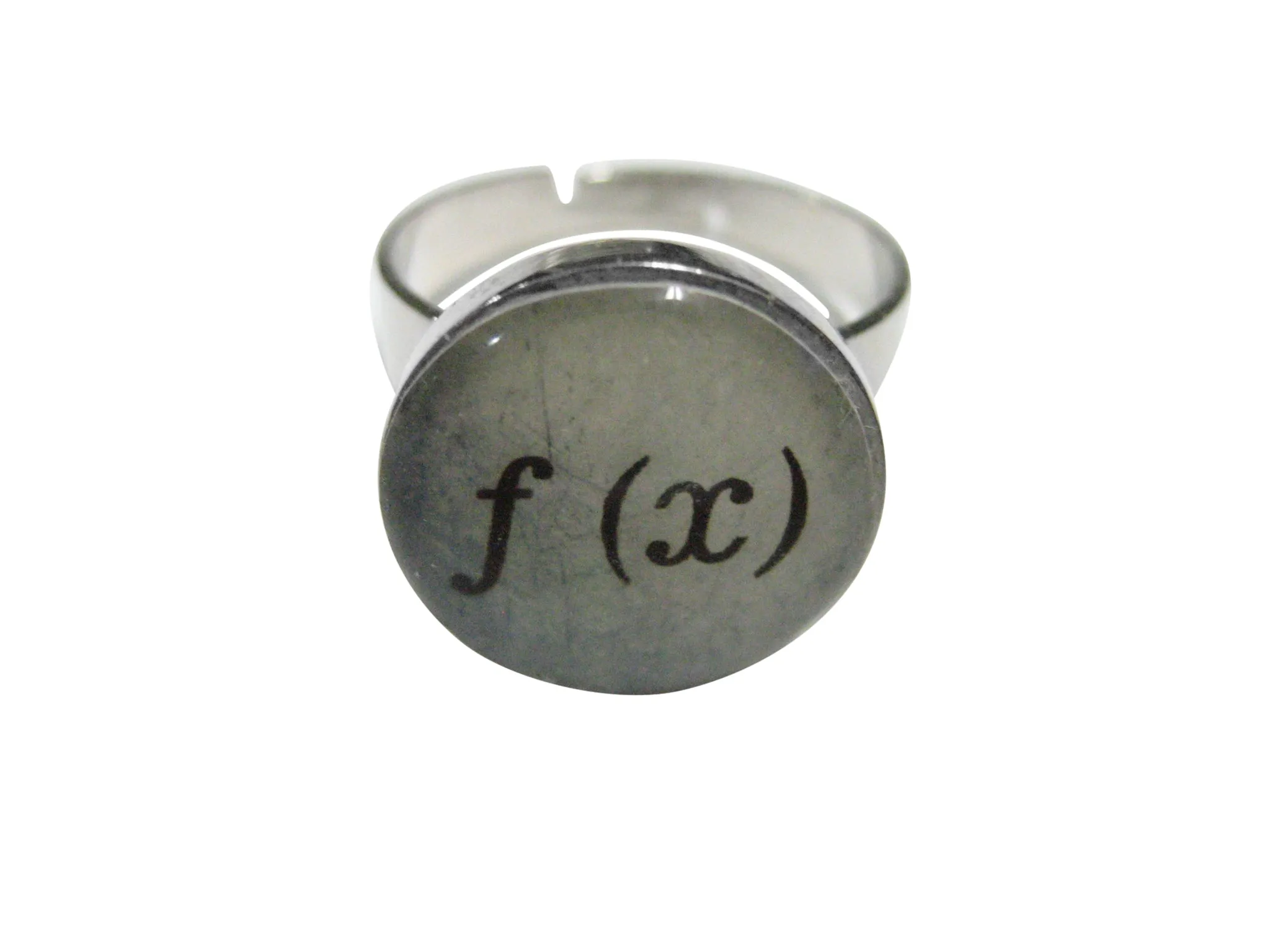 Mathematical Function of X Pendant Adjustable Size Fashion Ring