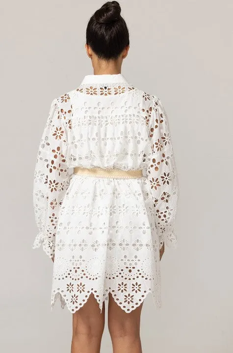 Miss June Sloane Dress - White