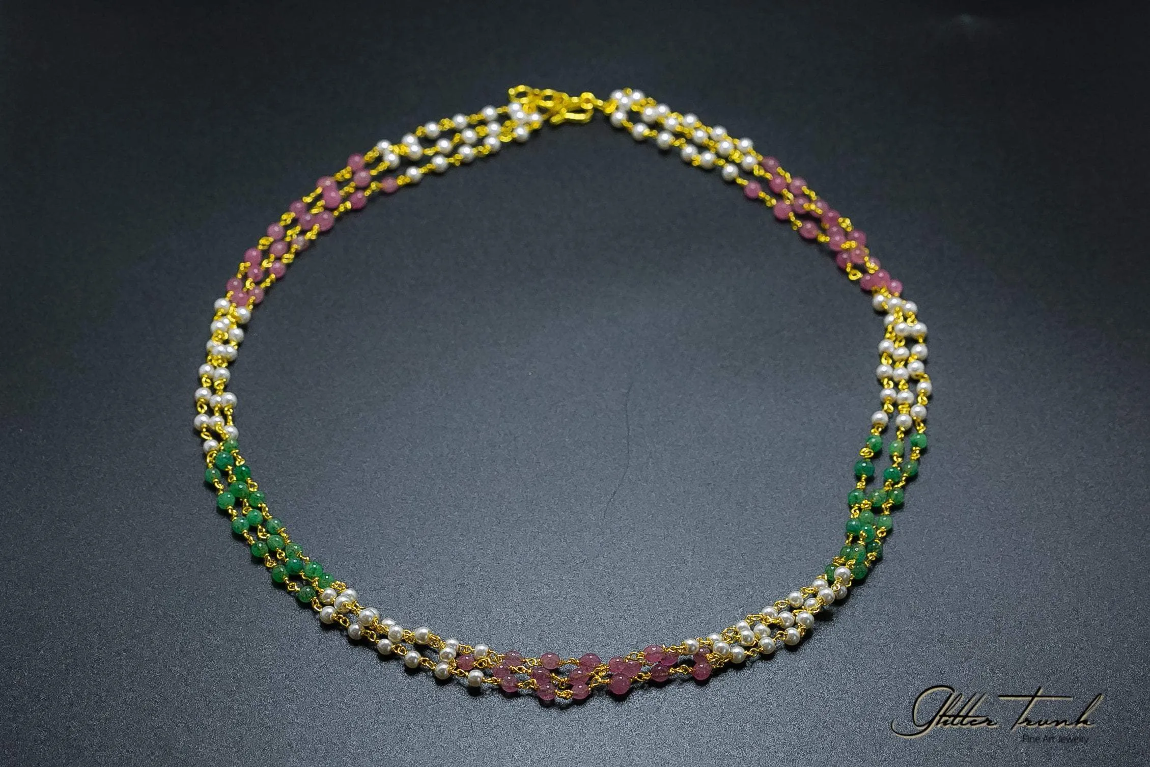Mixed Stones Elegant Necklace