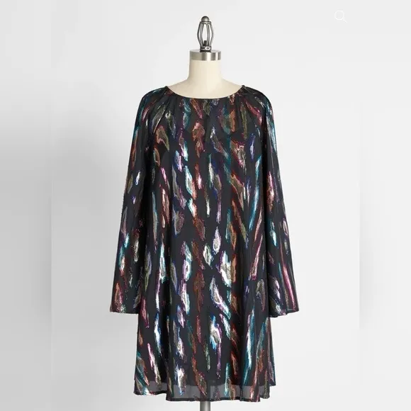MOD CLOTH | Northern Lights Metallic Dress