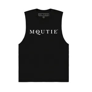MQCUTIE BLACK MUSCLE TEE