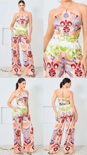 Multicolor Pant Set