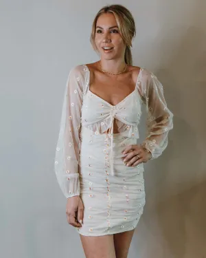 One of Those Daisies Ruched Dress