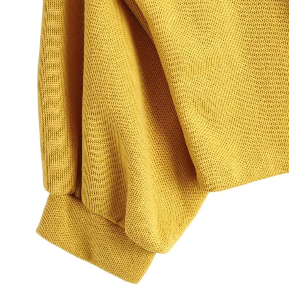 Oversized Lantern Sleeve Sweatshirt