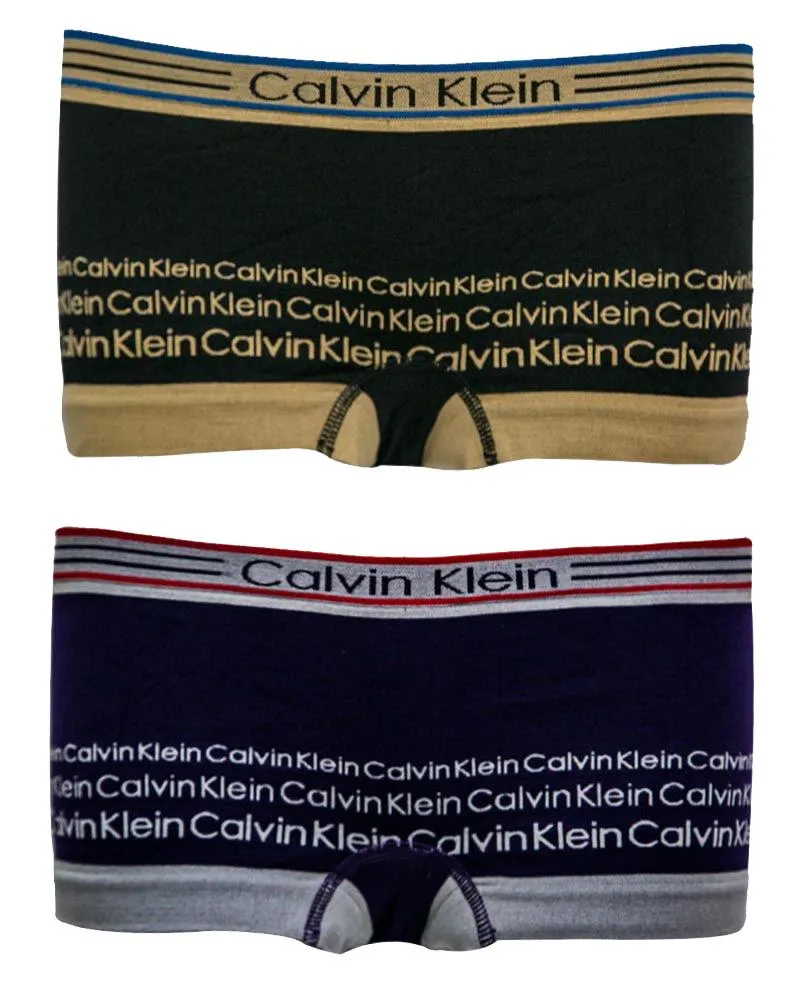 Pack Of 2 Stylish CK Ladies Boxer Panties