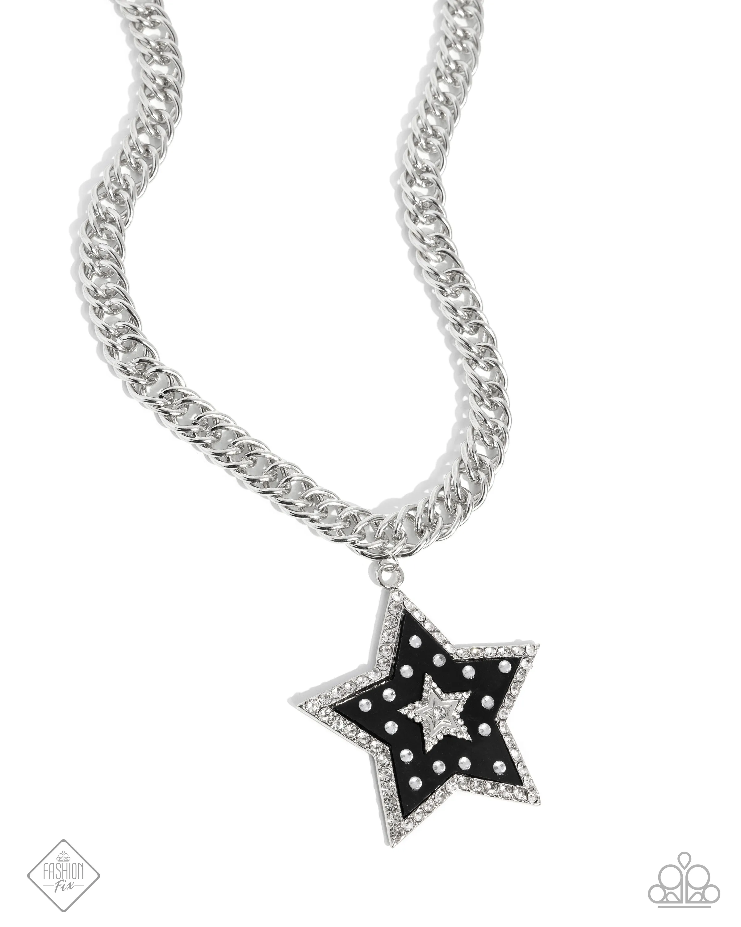 Paparazzi Cosmic Chic - Black Necklace (2025 February Fashion Fix)