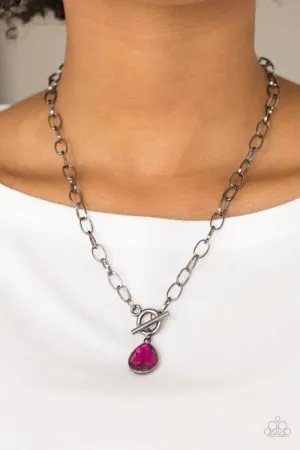 Paparazzi -  Sorority - Pink Necklace