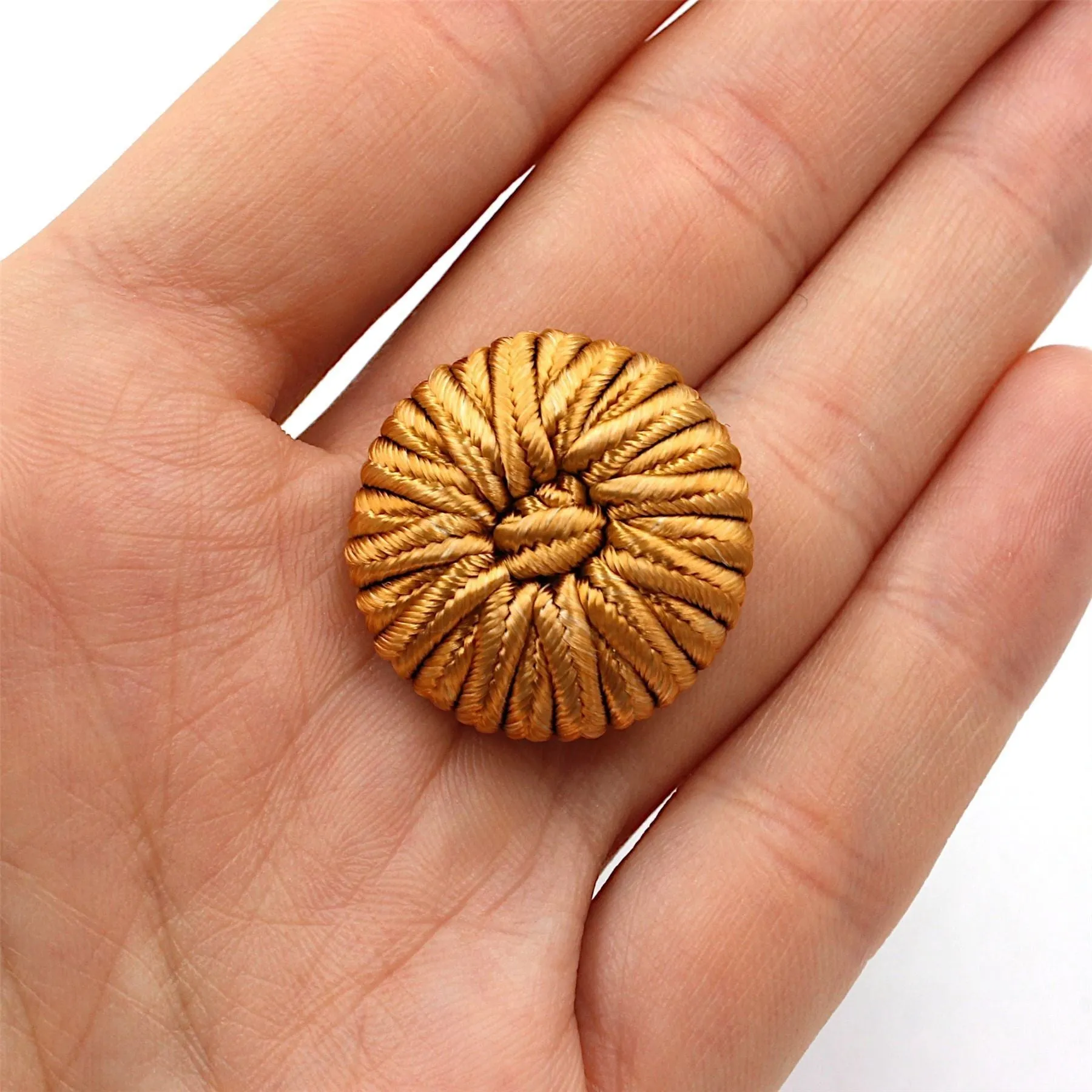 Passementerie Corded Button With Centre Knot 4455