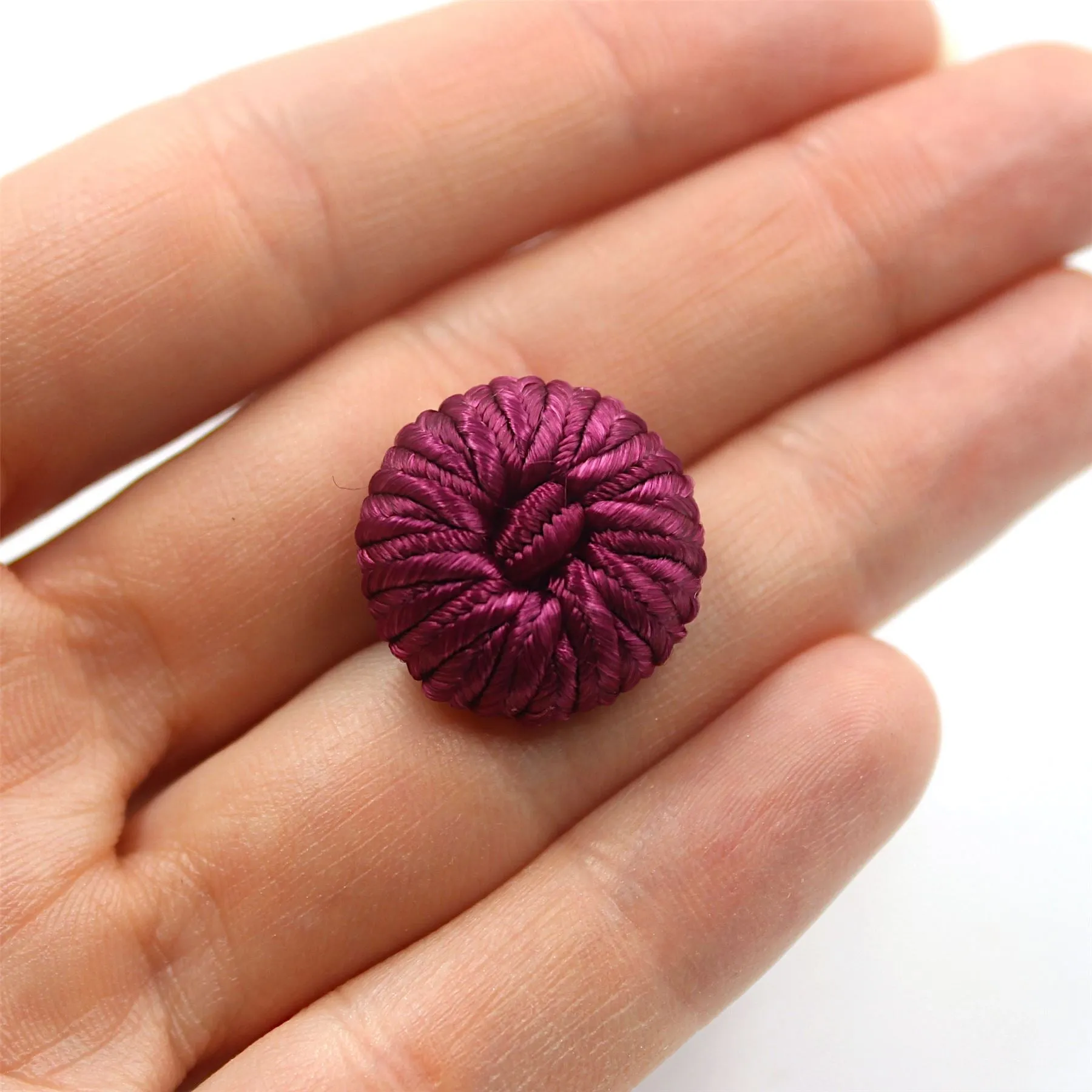 Passementerie Corded Button With Centre Knot 4455