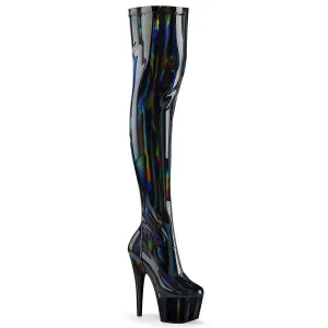 Pleaser Adore 3000 Holographic Black