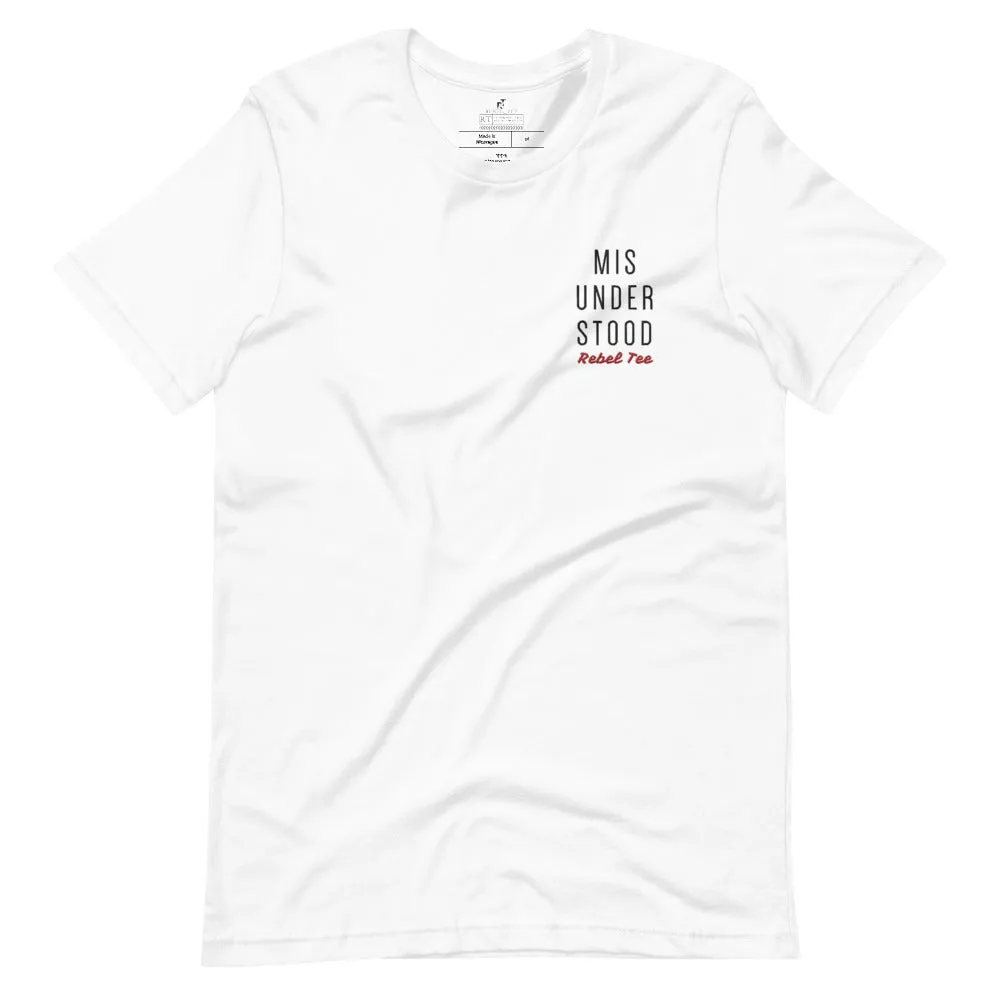 "MISUNDERSTOOD REBEL TEE" Unisex T-Shirt
