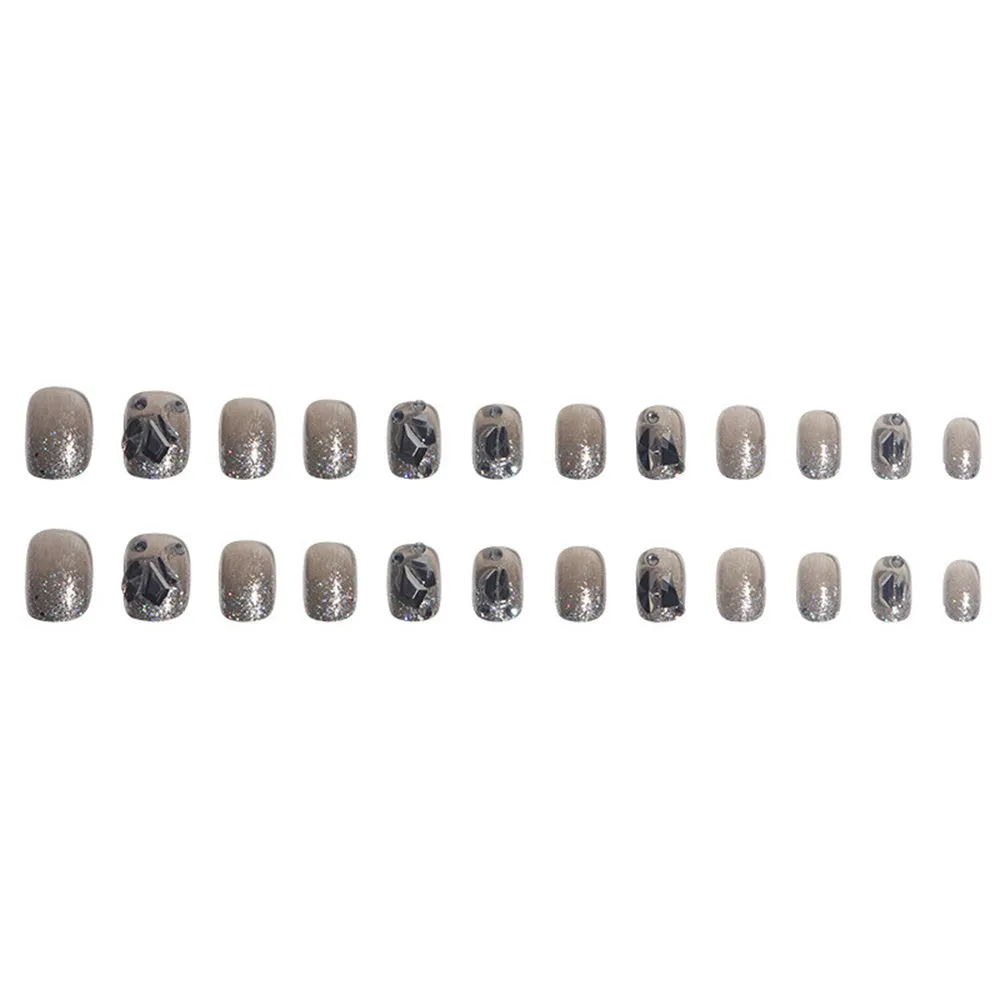 Round Bright black mineral black shaped diamond