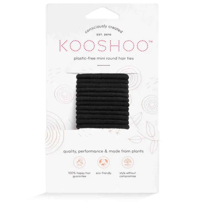 ROUND HAIR TIES - PLASTIC FREE