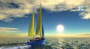 SAIL SUNSET TOWEL