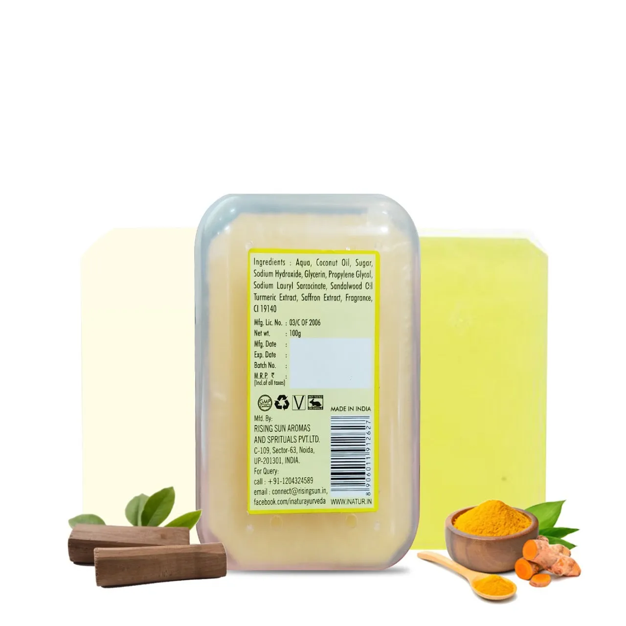 Sandal & Turmeric Bathing Bar