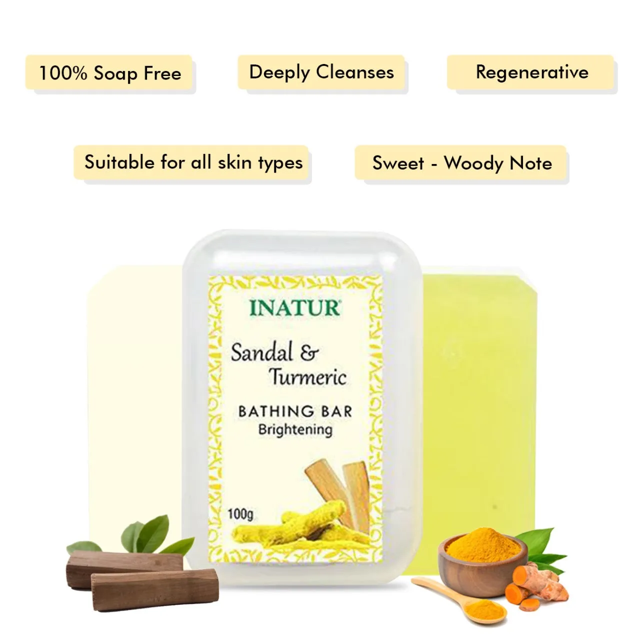 Sandal & Turmeric Bathing Bar